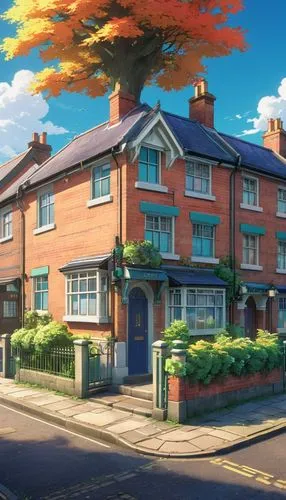 estate agent,weatherboarded,winkworth,redrow,clannad,weatherfield,maplecroft,crooked house,townhouse,apartment house,cheadle,townhouses,maple road,homesteads,housing estate,netherfield,townhome,leasehold,violet evergarden,houses clipart,Illustration,Japanese style,Japanese Style 03