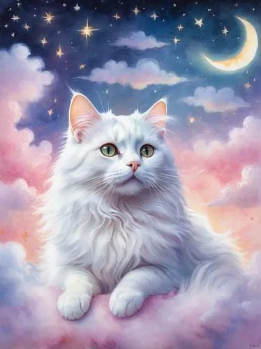 himalayan persian,starclan,snowbell,skyclan,white cat,cat kawaii,moonan,cloudmont,capricorn kitz,cat vector,birman,korin,siberian cat,riverclan,fluffernutter,cute cat,thunderclan,kittikachorn,cat image,nyan,Art,Classical Oil Painting,Classical Oil Painting 16