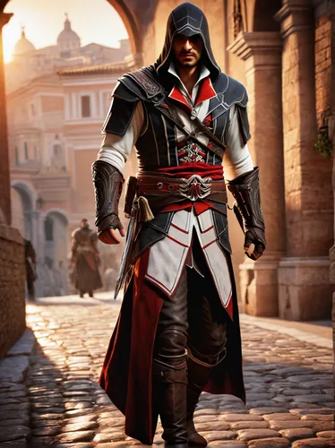 assassin,templar,assassins,hooded man,male character,mercenary,dodge warlock,iron mask hero,crusader,massively multiplayer online role-playing game,musketeer,matador,witcher,grenadier,red hood,sultan,gabriel,kadala,ac ace,bandit theft,Photography,General,Cinematic