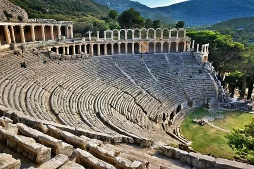 ancient theatre,epidaurus,aspendos,amphitheatres,amphitheatre,colisee,delphi,arenas,amphitheater,roman theatre,amphitheaters,the forum,coliseum,open air theatre,artena,forum,capitolium,coliseo,messene,theatre stage,Illustration,Retro,Retro 13