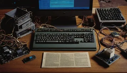 minitel,computer workstation,computer system,work table,microcomputer,sparcstation,arduino,microcomputers,retro technology,cyberpunk,computer freak,work station,qrp,electronics,computerized,computer addiction,bios,the computer screen,microformat,mix table,Illustration,Japanese style,Japanese Style 17