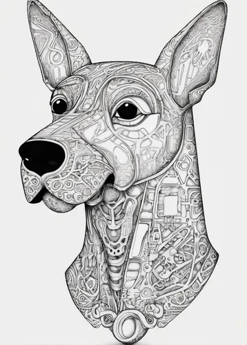 pharaoh hound,dog line art,line art animal,animal line art,pinscher,dog illustration,podenco canario,basenji,chihuahua,sphynx,line art animals,doberman,german pinscher,lancashire heeler,dobermannt,coloring page,deer illustration,thai ridgeback,the french bulldog,canidae,Illustration,Black and White,Black and White 11