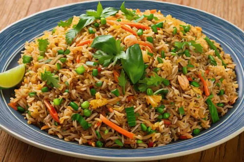 Imagine a secret ingredient that makes Thai fried rice irresistibly delicious.,thai fried rice,yeung chow fried rice,spiced rice,pad thai,nasi goreng,prawn fried rice,pad thai prawn,fried rice,basmati