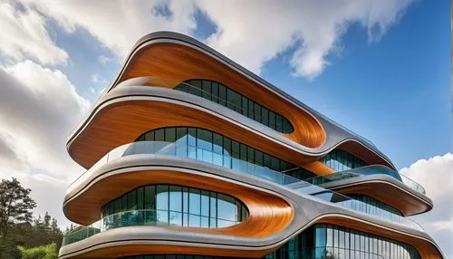 futuristic architecture,interlace,morphosis,escala,modern architecture,seidler,curvilinear,bicocca,futuristic art museum,undulating,arhitecture,embl,kigali,esade,edificio,blavatnik,gehry,autostadt wol