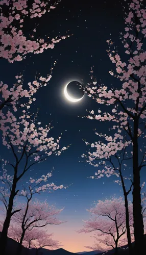 crescent moon,moon and star background,moon and star,crescent,clear night,stars and moon,hanging moon,night sky,celestial phenomenon,the night sky,starry sky,twiliight,nightsky,moonlit night,the moon and the stars,astronomy,celestial object,night stars,moon night,celestial event,Illustration,Japanese style,Japanese Style 10