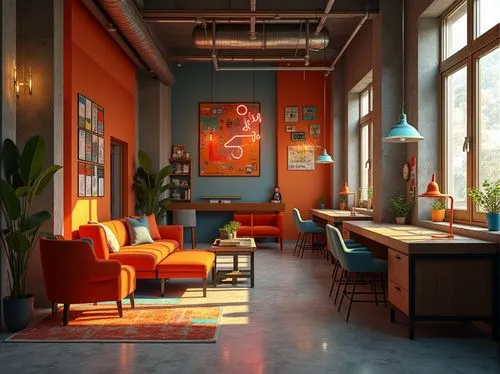 coffee shop,coffeeshop,the coffee shop,study room,interiors,modern office,loft,coffeehouse,3d render,coffeehouses,interior design,working space,offices,aperol,neon coffee,creative office,teashop,interior decor,apartment,modern decor,Photography,General,Realistic