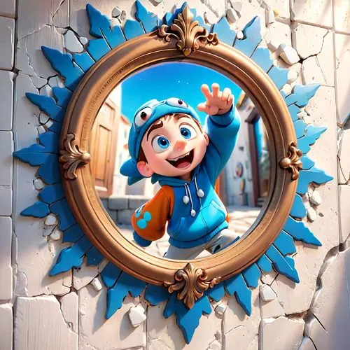 pinocchio,imageworks,noddy,filbert,wood mirror,cheburashka,soffiantini,bohlander,cute cartoon character,disney character,topolino,tenkrat,blue wooden bee,storybook character,pagemaster,christmas frame,geppetto,smurf,elfie,wakko,Anime,Anime,Cartoon