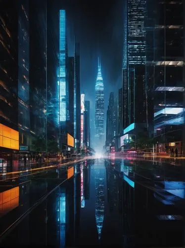 city at night,cybercity,cityscape,metropolis,shanghai,guangzhou,lumpur,new york streets,manhattanite,cityzen,manhattan,light trails,city lights,1 wtc,coruscant,makati,light trail,tribute in light,citylights,kuala lumpur,Art,Artistic Painting,Artistic Painting 34