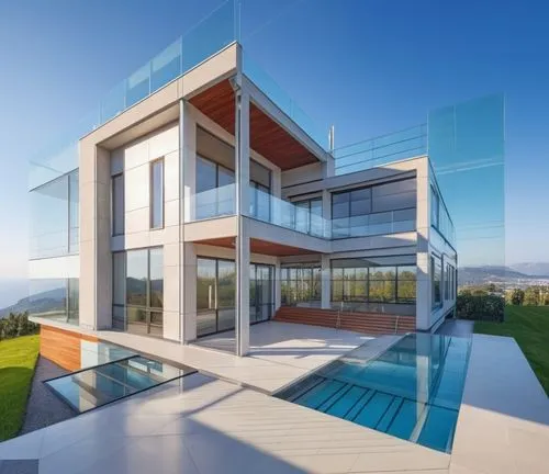 modern house,modern architecture,glass wall,luxury property,cube house,glass facade,luxury home,structural glass,luxury real estate,dreamhouse,cubic house,glass facades,contemporary,mirror house,smart house,glass blocks,modern style,glass panes,beautiful home,glass building,Photography,General,Realistic