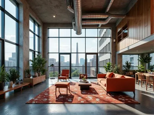 penthouses,lofts,tishman,loft,modern office,hoboken condos for sale,offices,modern decor,contemporary decor,apartment lounge,gensler,mid century modern,minotti,daylighting,interior modern design,groundfloor,homes for sale in hoboken nj,corten steel,interior design,gansevoort