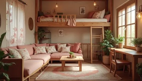 soft furniture,sofa set,furnishings,livingroom,sitting room,coziest,zakka,sofa,living room,pink chair,danish furniture,scandinavian style,danish room,coziness,furnishing,soft pink,home corner,bedroom,apartment lounge,japanese-style room,Photography,General,Realistic