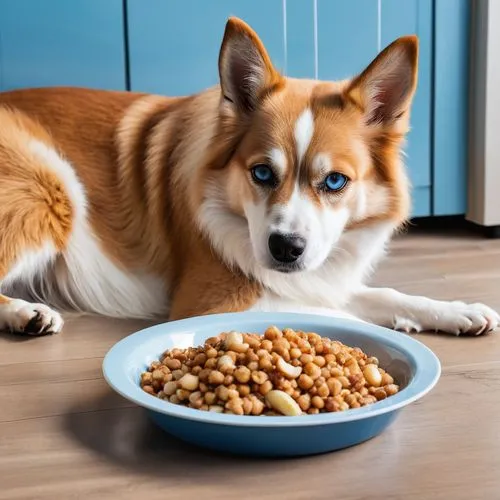 corgi,ein,welschcorgi,dog puppy while it is eating,the pembroke welsh corgi,noms,Photography,General,Realistic