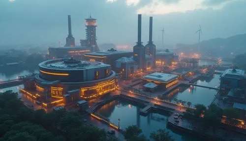 theed,industrial landscape,midan,naboo,industrial ruin,kronstadt,factories,industrial area,heavy water factory,ancient city,sansar,barrayaran,dishonored,power plant,kinkade,refinery,citadels,industrial plant,ruhr,industries,Photography,General,Realistic