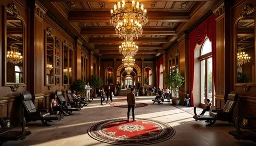 royal interior,residenz,cliveden,hallway,enfilade,ornate room,entrance hall,ritzau,driehaus,seelbach,venice italy gritti palace,crown palace,cochere,baccarat,holyroodhouse,peterhof palace,foyer,philbrook,chateau margaux,highclere castle