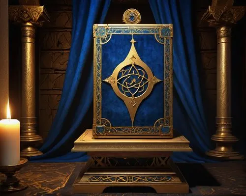 the throne,golden candlestick,ramadan background,fire screen,throne,award background,arabic background,magic grimoire,antique background,vestment,card box,freemasonry,lyre box,decorative frame,prayer book,tabernacle,gold foil corner,lectern,four poster,armoire,Illustration,Paper based,Paper Based 12