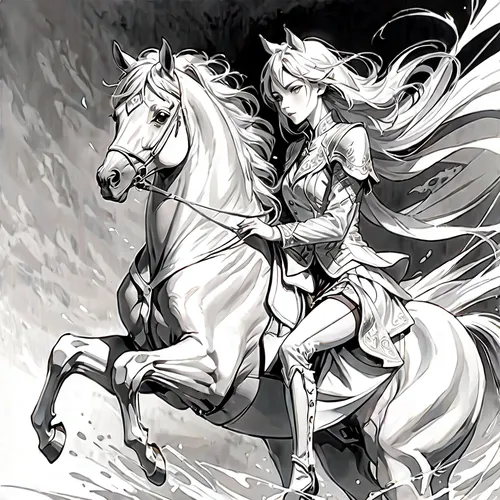 horseback,equestrian,galloping,horseman,cavalry,white horse,a white horse,equestrianism,reins,joan of arc,gallop,equine,6-cyl in series,horse,endurance riding,dream horse,horseback riding,chariot,horsemen,horses,Anime,Anime,General