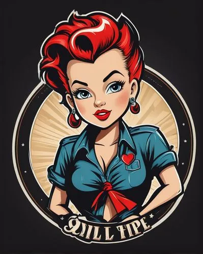 retro pin up girl,pin up girl,valentine pin up,retro pin up girls,pin up girls,rockabilly,rockabilly style,valentine day's pin up,pin up,pin-up girl,pin ups,retro 1950's clip art,pin-up girls,pin-up,pinup girl,christmas pin up girl,pin-up model,pin up christmas girl,hill billy,switchboard operator,Unique,Design,Logo Design