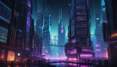 cybercity,cyberpunk,cityscape,cybertown,metropolis,futuristic landscape,cyberia,fantasy city,cyberworld,cyberport,bladerunner,microdistrict,dystopian,futuristic,cyberscene,city at night,polara,cityzen,synth,colorful city,Art,Classical Oil Painting,Classical Oil Painting 04