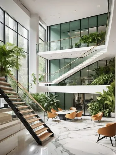 atriums,interior modern design,penthouses,modern office,modern decor,atrium,lofts,contemporary decor,luxury home interior,loft,interior design,staircases,outside staircase,wintergarden,sathorn,modern living room,modern architecture,staircase,steel stairs,escaleras,Art,Artistic Painting,Artistic Painting 24