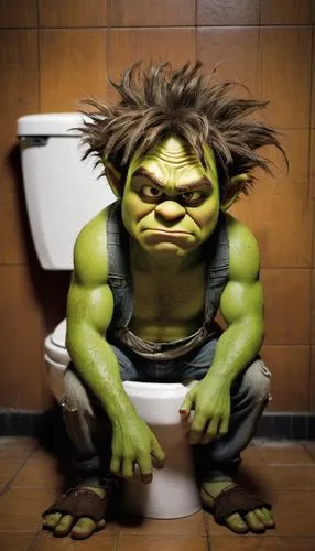 minion hulk,ogre,toilet,incredible hulk,constipation,bidet,hulk,poo,loo,man frog,pee,toilet seat,kiribath,mumiy troll,wc,urinal,avenger hulk hero,ork,don't get angry,fgoblin,Illustration,Realistic Fantasy,Realistic Fantasy 23