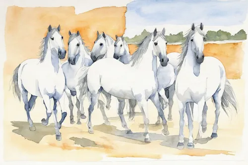 white horses,arabian horses,horse herd,horses,andalusians,a white horse,white horse,two-horses,equines,horse horses,gallops,cavalry,horse riders,equine coat colors,bay horses,wild horses,dressage,equine,arabian horse,beautiful horses,Illustration,Paper based,Paper Based 22