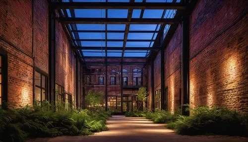 brickworks,brickyards,eveleigh,zollverein,lofts,alleyway,warehouses,old linden alley,brindleyplace,alleyways,carreau,industrial hall,red brick,warehouse,courtyards,red bricks,laclede,factory hall,alley,inside courtyard,Art,Classical Oil Painting,Classical Oil Painting 29