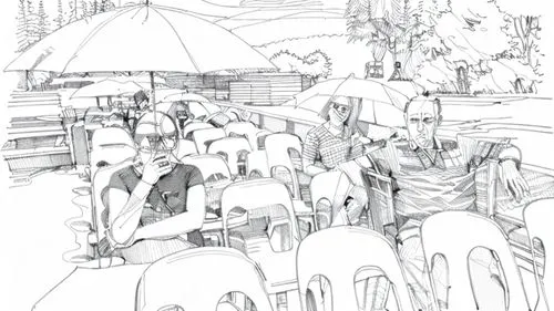 parasols,summer beach umbrellas,umbrellas,thatch umbrellas,umbrella beach,elephant line art,carnival tent,beach bar,bandstand,hand-drawn illustration,amusement park,grilled food sketches,cattle show,japanese umbrellas,caravanserai,market stall,elephant camp,vegetable market,camera illustration,event tent