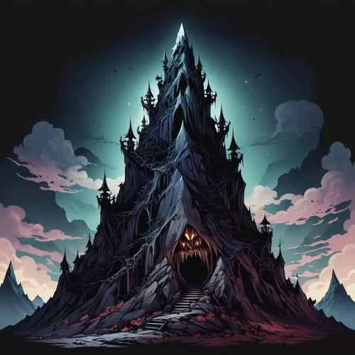 witch's house,grayskull,halloween background,castlevania,blackmoor,witch house,Illustration,Abstract Fantasy,Abstract Fantasy 11