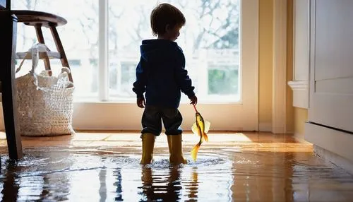 toddler walking by the water,coraline,girl walking away,flooded,floodwater,anabelle,adrien,flood,floodings,hydrophobia,water hose,mopping,washout,girl in the kitchen,drowned,flooding,wading,deluged,soaker,housework,Illustration,Black and White,Black and White 31