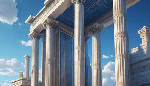 doric columns,greek temple,columns,pillars,erechtheion,roman columns,parthenon,three pillars,zappeion,the parthenon,panathenaic,acropolis,colonnaded,laodicea,temple of hercules,pillar capitals,neoclassical,doric,roman temple,columned,Illustration,Vector,Vector 05