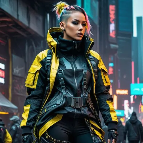 cyberpunk,cyberpunks,yellowjacket,cyberangels,futuristic,noomi,yellow jacket,cyberdog,trench,rogue,xmen,merc,yellow and black,renegade,vi,streampunk,synthetic,dystopian,cyberathlete,nerve,Photography,General,Fantasy