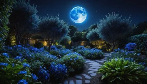 moonlight cactus,moonlit night,fairy world,druid grove,moonlit,the park at night,night scene,fairy forest,secret garden of venus,moon and star background,night image,moonlight,the garden,moon at night,blue moon rose,blue moon,clove garden,landscape lighting,garden of plants,fairy village,Photography,General,Realistic