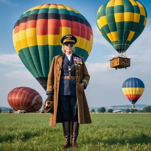 paratrooper,hot air ballooning,hot air,hot-air-balloon-valley-sky,parachutist,military officer,hot air balloon rides,aerostat,irish balloon,balloon trip,glider pilot,hot air balloon,balloon hot air,inspector,ballooning,gas balloon,steampunk,bellboy,mary poppins,fliederblueten,Photography,General,Realistic