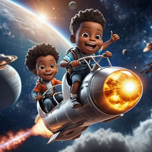 afrofuturism,taikonauts,livingstons,kids illustration,spacecrafts,astronauts,space tourism,retrorockets,basestars,african american kids,cosmonautics day,sci fiction illustration,space travel,cosmonautics,space ships,children's background,rocketboom,rocketeers,upin,spacefill,Photography,General,Realistic