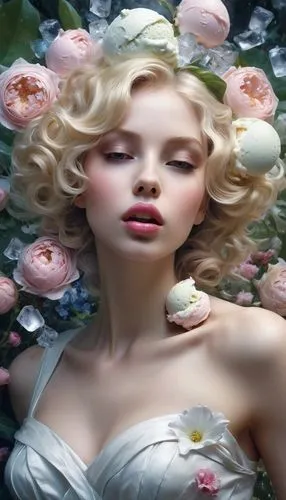 wild roses,jingna,sugar roses,porcelain dolls,guerlain,perfumery,Conceptual Art,Fantasy,Fantasy 11