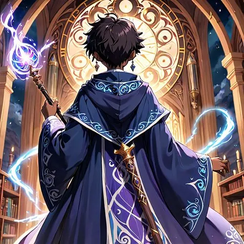 clockmaker,magus,mage,violet evergarden,merlin,magic grimoire,zodiac sign libra,cg artwork,hamelin,libra,summoner,wizard,scholar,magistrate,magician,game illustration,dodge warlock,apothecary,watchmaker,scroll wallpaper,Anime,Anime,Traditional