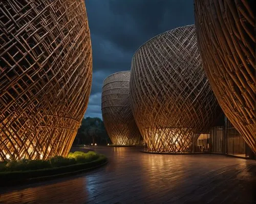 soumaya museum,corten steel,3d rendering,honeycomb structure,wooden construction,wooden facade,wood structure,asian architecture,building honeycomb,chinese architecture,futuristic architecture,render,archidaily,kirrarchitecture,futuristic art museum,benin,cube stilt houses,wooden cubes,yerevan,timber house,Photography,General,Fantasy