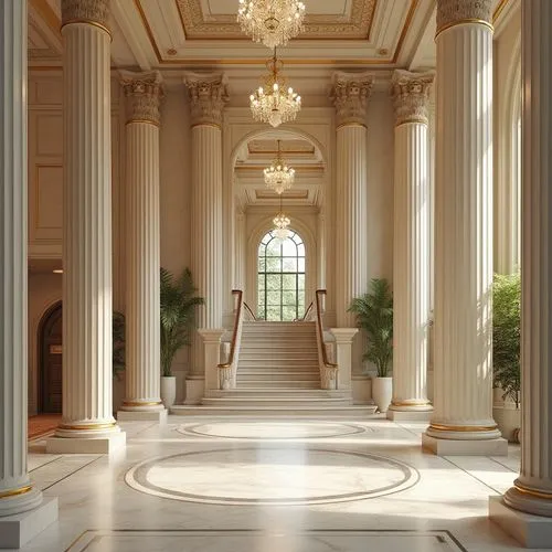 cochere,entrance hall,foyer,neoclassical,marble palace,archly,hall of nations,columns,lobby,palladian,hallway,palladianism,pillars,royal interior,ballroom,colonnades,neoclassicism,palatial,rosecliff,ballrooms,Photography,General,Realistic