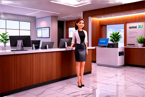 receptionist,businesswoman,starhub,blur office background,business woman,office worker,receptionists,secretarial,secretaria,agbank,modern office,3d rendering,bussiness woman,agribank,business girl,manageress,neon human resources,safaricom,virtua,landbank,Unique,3D,3D Character