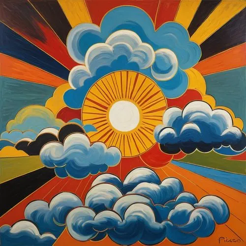 3-fold sun,sun in the clouds,sun,khokhloma painting,sunburst,sun god,sunburst background,layer of the sun,sun through the clouds,rising sun,reverse sun,sun eye,sol,bright sun,indigenous painting,el salvador dali,double sun,sun wing,chinese clouds,the sun,Art,Artistic Painting,Artistic Painting 05