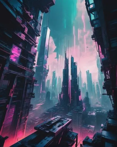 cybercity,cyberpunk,futuristic landscape,metropolis,cyberia,cityscape,cybertown,cyberscene,cyberworld,vast,dystopian,synth,futuristic,atmosfera,fantasy city,dystopias,vapor,scifi,cyberport,areopolis,Conceptual Art,Daily,Daily 21