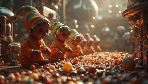 marzipan figures,cinema 4d,scandia gnomes,gnomes,toymakers,spice market,Photography,General,Natural