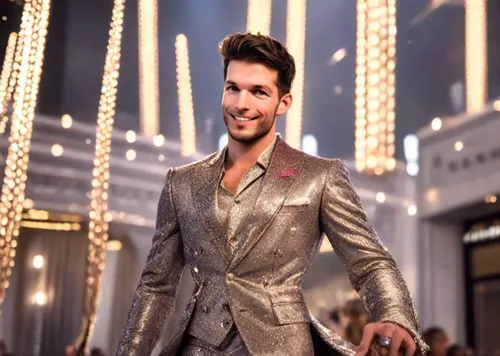 glittering,prince,sparkly,men's suit,wedding suit,the suit,mirror ball,sparkles,mercury,las vegas entertainer,sparkle,sparkling,golden weddings,indian celebrity,gold glitter,entertainer,elvis impersonator,bollywood,bridegroom,rhinestone