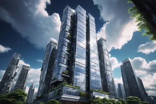 arcology,skyscraping,futuristic architecture,sky apartment,skycraper,skyscraper,sky space concept,skyreach,the skyscraper,futuristic landscape,supertall,cybercity,unbuilt,sky city,skylstad,terraform,residential tower,high-rise building,highrises,citadels,Illustration,Japanese style,Japanese Style 18