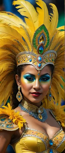 Female Sambista from the Brazilian Carnival.,sinulog dancer,brazil carnival,maracatu,ethnic dancer,rebana,asian costume,majorette (dancer),carnival,patung garuda,garuda,headdress,ancient costume,peruv