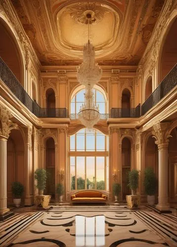 marble palace,amanresorts,palladianism,cochere,ritzau,emirates palace hotel,orangerie,leterme,neoclassical,europe palace,royal interior,ballroom,entrance hall,palatial,paradores,palladian,palazzo,philbrook,venetian hotel,grandeur,Illustration,Japanese style,Japanese Style 08