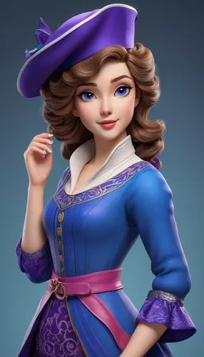 esmeralda,princess anna,belle,liesl,violetta,megara,Unique,3D,3D Character