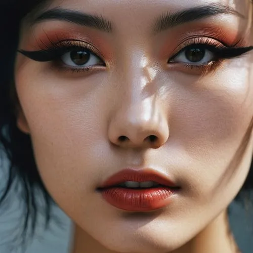 oriental girl,asian woman,vintage makeup,asian vision,geisha girl,oiran,eyes makeup,contoured,vietnamese woman,mulan,retouching,dewy,japanese woman,oriental princess,skin texture,beauty face skin,mongolian girl,contouring,inner mongolian beauty,photorealist,Photography,Documentary Photography,Documentary Photography 20