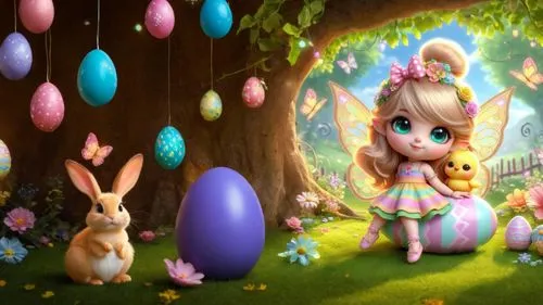 easter background,easter festival,easter banner,easter theme,children's background,ostara,egg hunt,happy easter hunt,spring background,fairy forest,fairy village,easter rabbits,easter celebration,fairy world,easter decoration,fairyland,easter tree,painting easter egg,easter décor,easter bunny