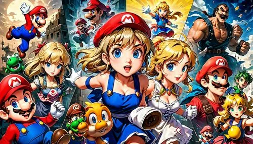 mario bros,super mario brothers,super mario,mario,game characters,snes,nes,nintendo,retro cartoon people,christmas banner,cartoon video game background,wii u,birthday banner background,png image,luigi,odyssey,toadstools,children's background,party banner,april fools day background